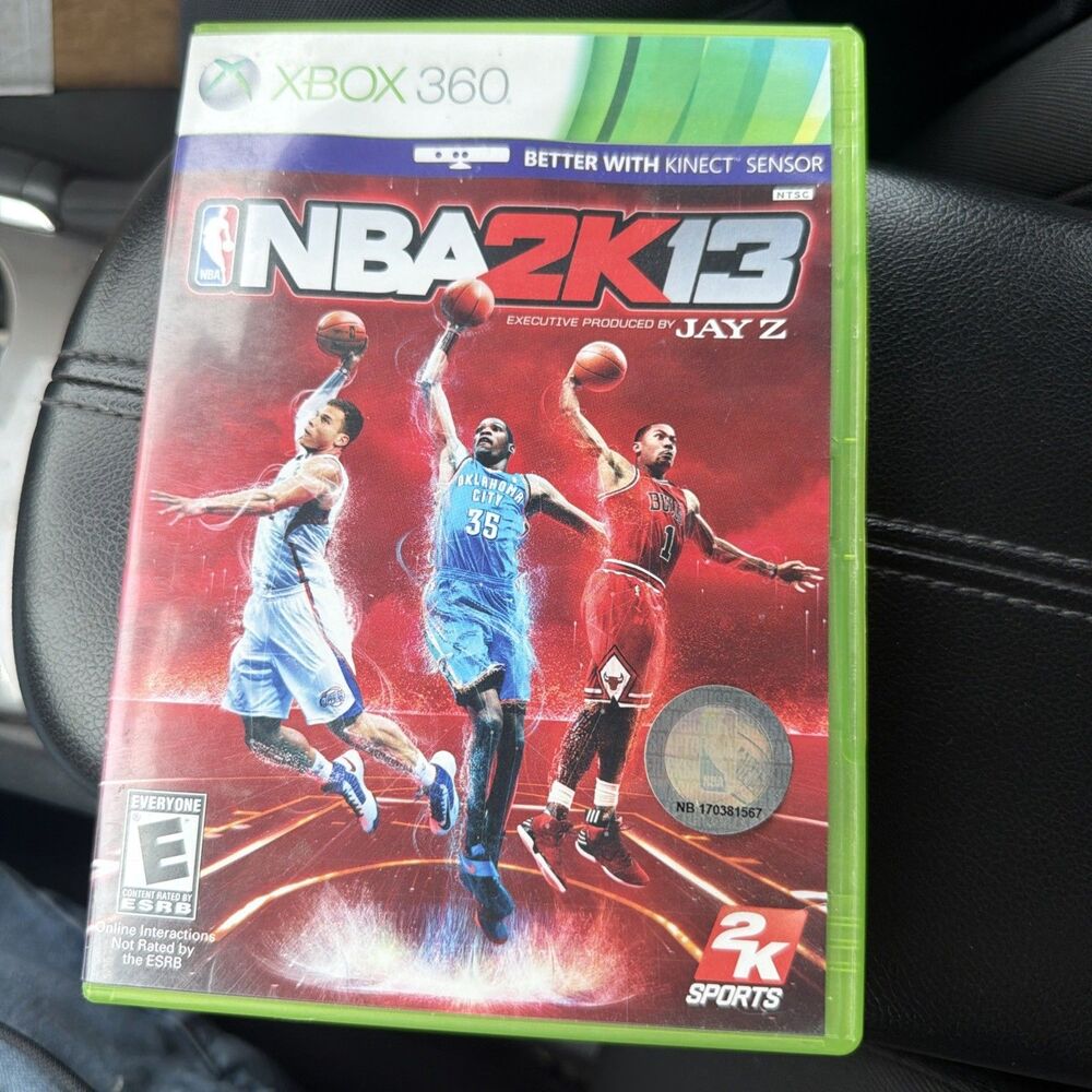 NBA 2K13 Xbox 360, CIB w/ Disc, Case, & Manual Included TESTED